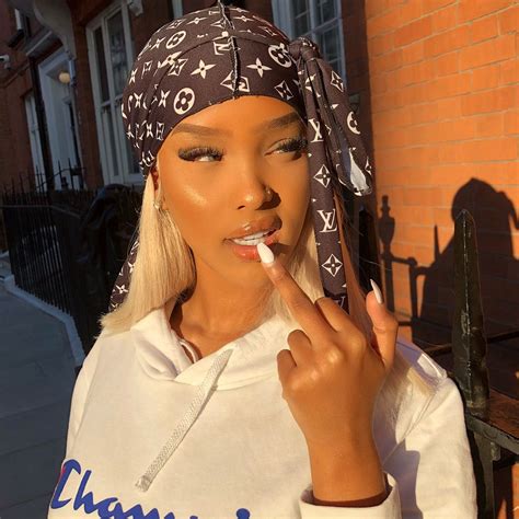 women wearing durags